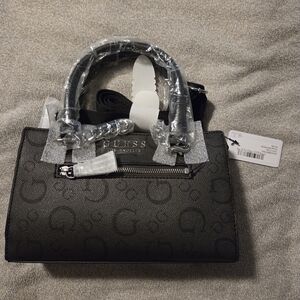 GUESS Black Women's Handbag Saffron Satchel